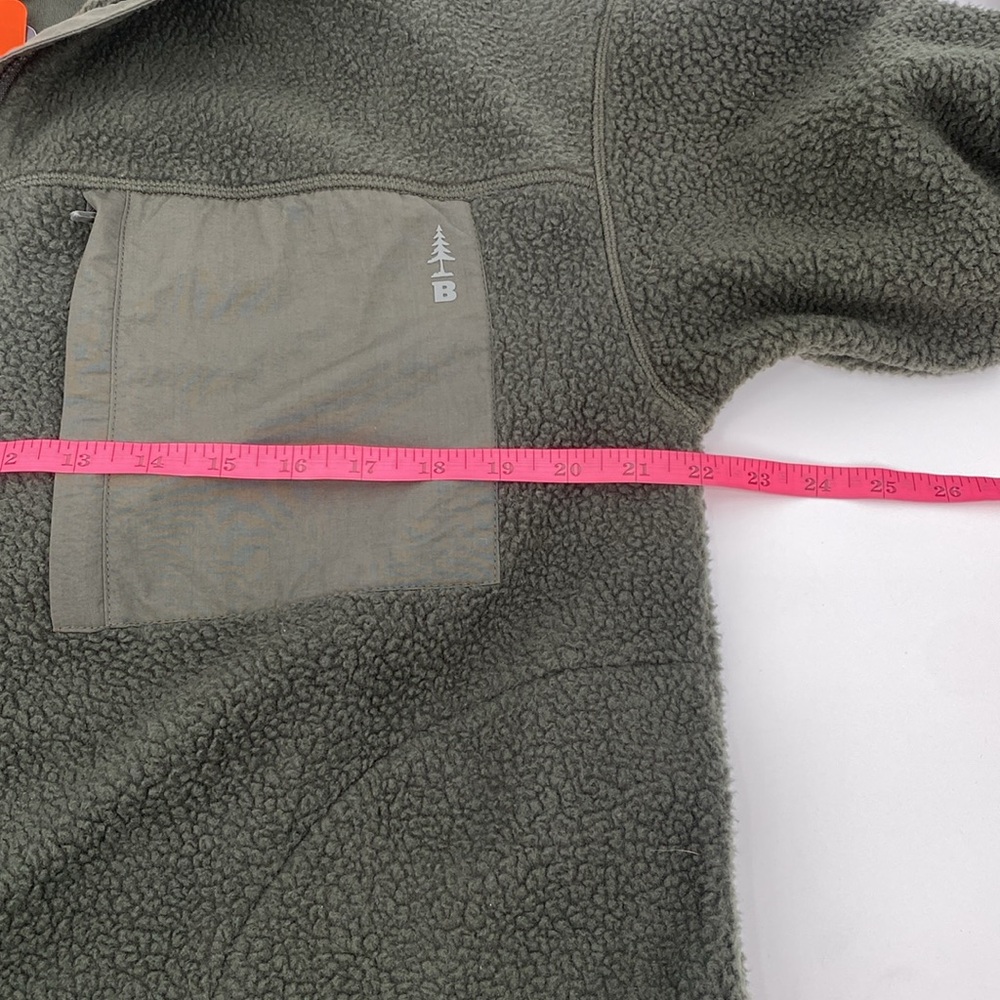 Bass Outdoors Women’s Green Coastal Sherpa Fleece Jacket Size XS - Picture 9 of 10